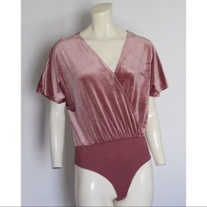 Velvet bodysuit